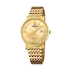 Relógio masculino Festina F20020/2 Dourado (Ø 40 mm) de Festina, Relógios com braselete - Ref: S72100678, Preço: 190,07 €, De...