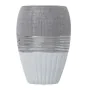 Vase Alexandra House Living Blanc Argenté Céramique 13 x 18 x 26 cm de Alexandra House Living, Vases - Réf : D1620994, Prix :...