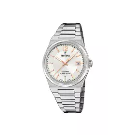 Relógio masculino Festina F20035/2 Branco Prateado (Ø 35 mm) de Festina, Relógios com braselete - Ref: S72100993, Preço: 222,...