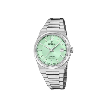 Montre Homme Festina F20035/3 Vert Argenté de Festina, Montres bracelet - Réf : S72100994, Prix : 240,22 €, Remise : %