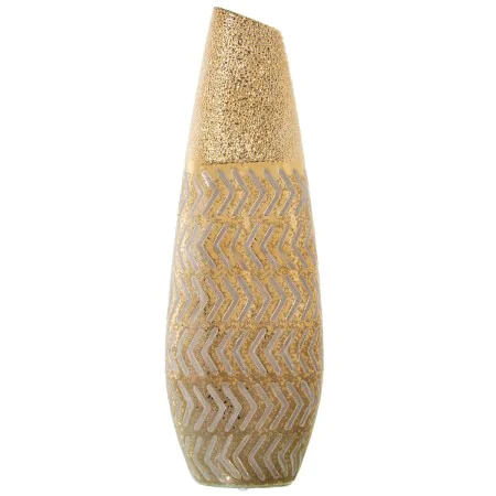 Vase Alexandra House Living Gold aus Keramik 10 x 15 x 45 cm von Alexandra House Living, Vasen - Ref: D1621024, Preis: 46,03 ...