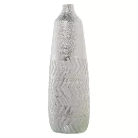 Vase Alexandra House Living Silver Ceramic 11 x 11 x 34 cm by Alexandra House Living, Vases - Ref: D1621028, Price: 34,32 €, ...