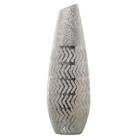 Vase Alexandra House Living Argenté Céramique 10 x 16 x 45 cm de Alexandra House Living, Vases - Réf : D1621030, Prix : 42,22...