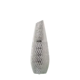 Vase Alexandra House Living Silver Ceramic 12 x 7 x 35 cm by Alexandra House Living, Vases - Ref: D1621031, Price: 22,18 €, D...