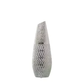 Vase Alexandra House Living Silver Ceramic 12 x 7 x 35 cm by Alexandra House Living, Vases - Ref: D1621031, Price: 23,68 €, D...