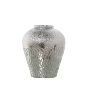 Vase Alexandra House Living Silberfarben aus Keramik 20 x 20 x 24 cm von Alexandra House Living, Vasen - Ref: D1621032, Preis...