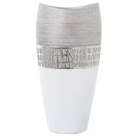 Vase Alexandra House Living Silver Ceramic 13 x 18 x 36 cm by Alexandra House Living, Vases - Ref: D1621065, Price: 51,24 €, ...