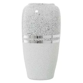 Vaso Alexandra House Living Bianco Argentato Ceramica 15 x 30 cm di Alexandra House Living, Vasi - Rif: D1621083, Prezzo: 26,...