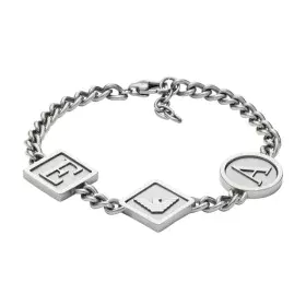 Bracelete masculino Emporio Armani STATION CHAIN Aço inoxidável de Emporio Armani, Pulseiras - Ref: S72102272, Preço: 98,65 €...