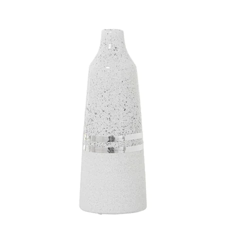 Vaso Alexandra House Living Bianco Argentato Ceramica 11 x 32 cm di Alexandra House Living, Vasi - Rif: D1621088, Prezzo: 20,...