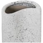 Vase Alexandra House Living Blanc Argenté Céramique 10 x 10 x 31 cm de Alexandra House Living, Vases - Réf : D1621094, Prix :...