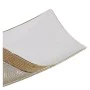 Centro de mesa Alexandra House Living Branco Dourado Prateado Cerâmica 9 x 37 x 18 cm de Alexandra House Living, Adornos - Re...