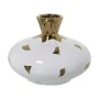 Vase Alexandra House Living White Golden Ceramic 21 x 21 x 17 cm by Alexandra House Living, Vases - Ref: D1621135, Price: 33,...