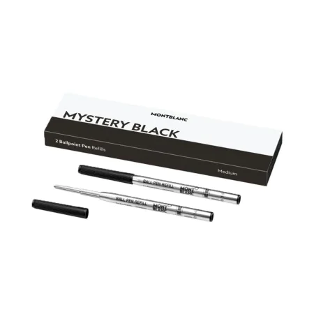 Caneta sobresselente Montblanc MISTERY BLACK Preto (2 Unidades) de Montblanc, Canetas esferográficas - Ref: S72103361, Preço:...