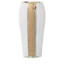 Vase Alexandra House Living Blanc Doré Céramique Brillant 12 x 18 x 36 cm de Alexandra House Living, Vases - Réf : D1621157, ...