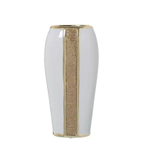 Vase Alexandra House Living Blanc Céramique 15 x 8 x 30 cm de Alexandra House Living, Vases - Réf : D1621158, Prix : 18,69 €,...