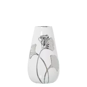 Vase Alexandra House Living Blanc Argenté Céramique 14 x 25 cm de Alexandra House Living, Vases - Réf : D1621165, Prix : 22,4...