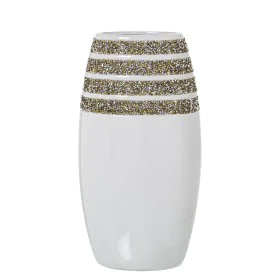 Vase Alexandra House Living Blanc Céramique 11 x 15 x 28 cm 16 x 9 x 30 cm de Alexandra House Living, Vases - Réf : D1621182,...