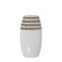 Vase Alexandra House Living Blanc Céramique 13 x 9 x 25 cm de Alexandra House Living, Vases - Réf : D1621183, Prix : 22,01 €,...