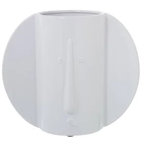 Vaso Alexandra House Living Bianco Ceramica Luminoso Faccia 13 x 24 x 20 cm di Alexandra House Living, Vasi - Rif: D1621208, ...