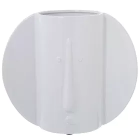 Vaso Alexandra House Living Bianco Ceramica Luminoso Faccia 13 x 24 x 20 cm di Alexandra House Living, Vasi - Rif: D1621208, ...