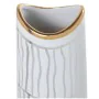 Vase Alexandra House Living Blanc Doré Céramique 13 x 14 x 41 cm de Alexandra House Living, Vases - Réf : D1621235, Prix : 61...