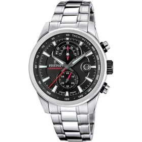 Relógio masculino Festina F20694/6 Preto Prateado de Festina, Relógios com braselete - Ref: S72104389, Preço: 154,14 €, Desco...