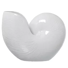 Vaso Alexandra House Living Bianco Ceramica Conchiglia 25 x 21 x 13 CM di Alexandra House Living, Vasi - Rif: D1621242, Prezz...