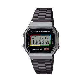 Reloj Hombre Casio A168WEUC-1AER Negro Gris (Ø 36 mm) de Casio, Relojes de pulsera - Ref: S72104522, Precio: 121,15 €, Descue...