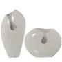 Conjunto de 2 Vasos Alexandra House Living Branco Cerâmica Brilhante 23 x 24 x 42 cm (2 Peças) de Alexandra House Living, Jar...