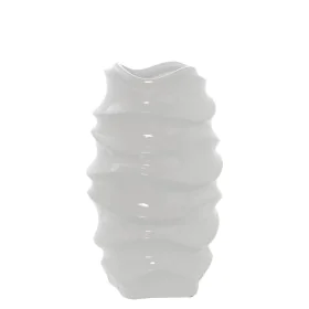 Vase Alexandra House Living Blanc Céramique Brillant 18 x 17 x 31 cm de Alexandra House Living, Vases - Réf : D1621304, Prix ...