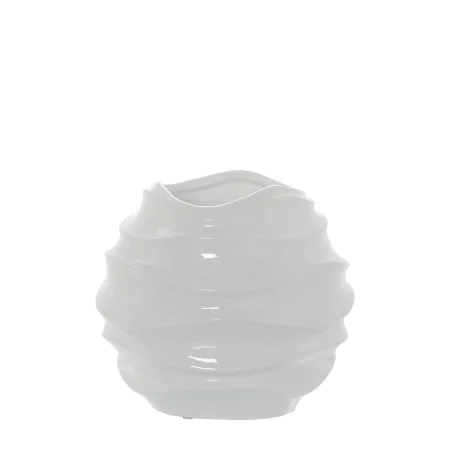 Vase Alexandra House Living White Ceramic Shiny 30 x 20 cm 26 x 25 x 21 cm by Alexandra House Living, Vases - Ref: D1621305, ...