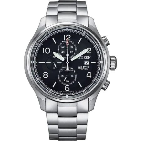 Herrenuhr Citizen SUPER TITANIO 0810 ECO DRIVE Weiß Schwarz Silberfarben (Ø 44 mm) von Citizen, Armbanduhren - Ref: S72105472...