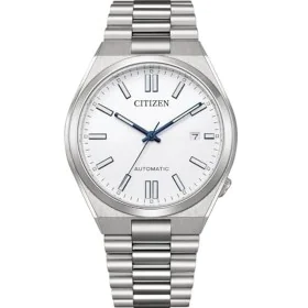 Reloj Hombre Citizen TSUYOSA AUTOMATIC - WHITE Blanco Plateado (Ø 40 mm) de Citizen, Relojes de pulsera - Ref: S72105473, Pre...