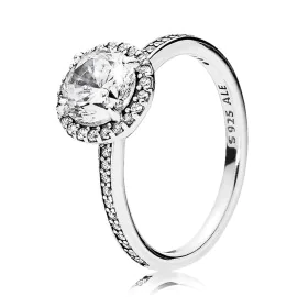 Anel feminino Pandora SILVER - RING WITH CLEAR CUBIC ZIRCONIA - SIZE 52 de Pandora, Anéis - Ref: S72105833, Preço: 77,85 €, D...