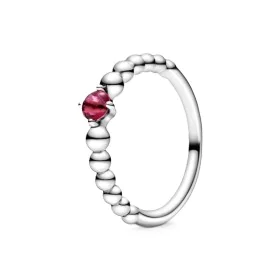 Bague Femme Pandora RED STONE - RING - SIZE 56 de Pandora, Bagues - Réf : S72105867, Prix : 58,76 €, Remise : %