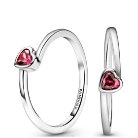 Anello Donna Pandora CLEAR TILTED HEART SOLITAIRE - RING - SIZE 56 di Pandora, Anelli - Rif: S72105882, Prezzo: 54,22 €, Scon...