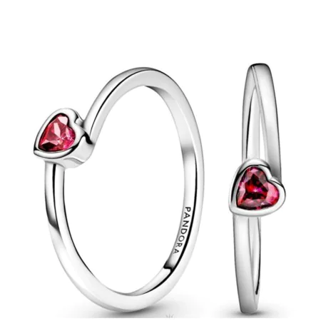 Ladies' Ring Pandora CLEAR TILTED HEART SOLITAIRE - RING - SIZE 56 by Pandora, Rings - Ref: S72105882, Price: 54,22 €, Discou...