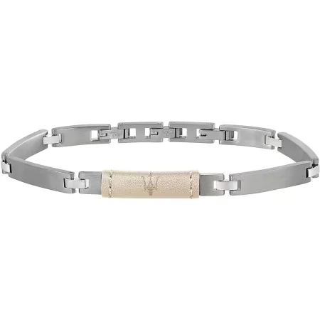 Men's Bracelet Maserati ICONIC Leather Stainless steel by Maserati, Bracelets - Ref: S72106002, Price: 74,06 €, Discount: %