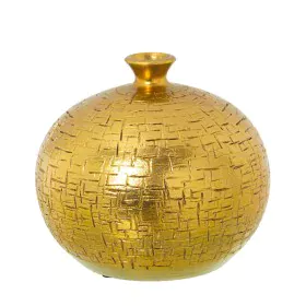 Vaso Alexandra House Living Dourado Cerâmica 20 x 19 cm de Alexandra House Living, Jarrões - Ref: D1621390, Preço: 23,89 €, D...