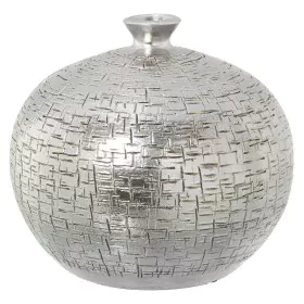 Vase Alexandra House Living Argenté Céramique 25 x 25 x 21 cm de Alexandra House Living, Vases - Réf : D1621393, Prix : 34,86...