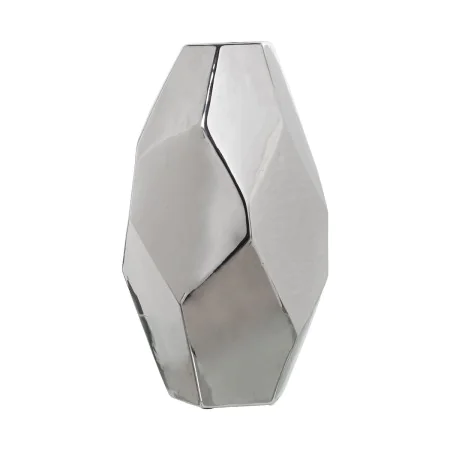 Vase Alexandra House Living Silver Ceramic 19 x 19 x 39 cm by Alexandra House Living, Vases - Ref: D1621398, Price: 60,21 €, ...