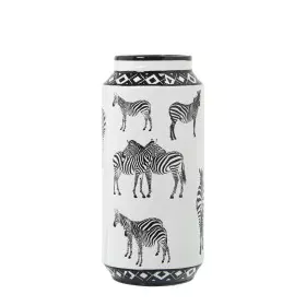 Vase Alexandra House Living White Ceramic Zebra 16 x 16 x 29 cm by Alexandra House Living, Vases - Ref: D1621423, Price: 61,5...