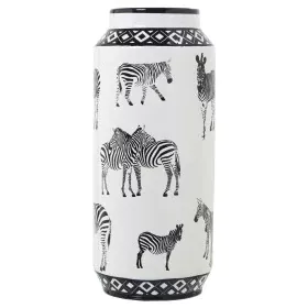 Vase Alexandra House Living White Ceramic Zebra 18 x 18 x 36 cm by Alexandra House Living, Vases - Ref: D1621424, Price: 80,3...