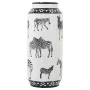 Vase Alexandra House Living Weiß aus Keramik Zebra 18 x 18 x 36 cm von Alexandra House Living, Vasen - Ref: D1621424, Preis: ...