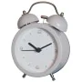 Analogue Alarm Clock Romimex Grey Metal 9 x 12 x 5 cm by Romimex, Alarm clocks - Ref: D1616460, Price: 16,71 €, Discount: %