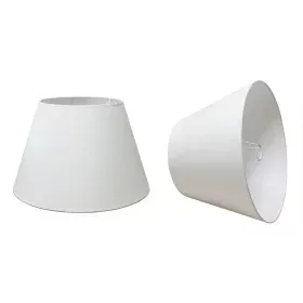 Écran de lampe Romimex Crème Coton 45 x 30 x 27 cm Cónica de Romimex, Abats-jour - Réf : D1616663, Prix : 49,02 €, Remise : %