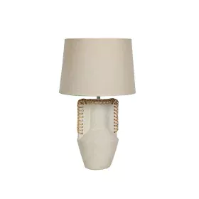 Lampe de bureau Romimex Blanc Céramique 29 x 47 x 29 cm de Romimex, Lampes de chevet - Réf : D1617853, Prix : 42,86 €, Remise...