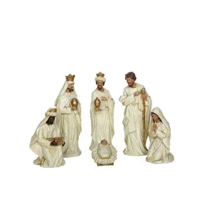 Set de Figuras Romimex Blanco Resina 10 x 23 x 8 cm Nacimiento/Belén 6 Piezas de Romimex, Navidad - Ref: D1618138, Precio: 82...