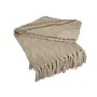 Couverture Romimex Beige Broderie 125 x 150 x 150 cm de Romimex, Couvertures et couvre-lits - Réf : D1618876, Prix : 82,70 €,...